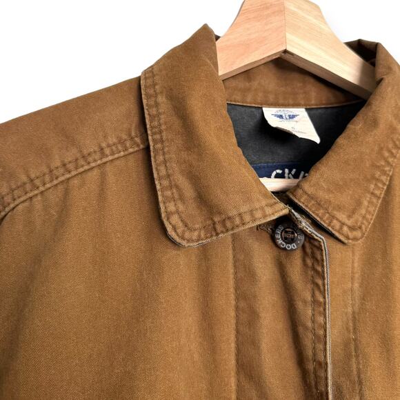 Vintage Dockers Levi's Khaki Barn Chore Workwear Coat Men's Size S - Picture 5 of 15